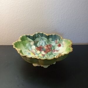 EXQUISITE Haviland Limoges France 10" Scalloped Pedestal Console Bowl